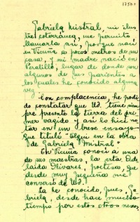 [Carta] 1946 jul., Santiago, [Chile] [a] Gabriela Mistral, [EE.UU.?]