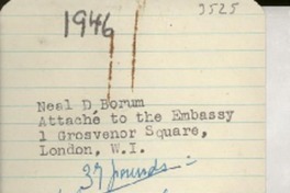 [Carta] 1946, London [a] Gabriela Mistral