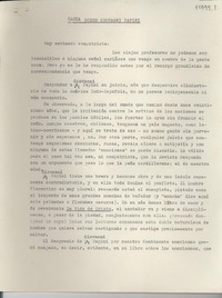 Carta sobre Giovanni Papini