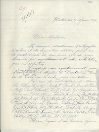 [Carta] 1947 janv. 19, Stockholm, [Sweden] [a] [Gabriela Mistral]