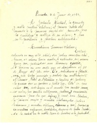 [Carta] 1946 jun. 5, Limache, [Chile] [a] Gabriela Mistral
