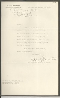[Carta] 1947 Feb. 12, San Francisco, [Estados Unidos] [a] Gabriela Mistral, Los Ángeles, California