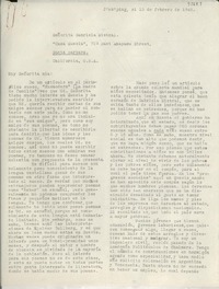[Carta] 1948 feb. 15, Jönköping, [Sweden] [a] Gabriela Mistral, Santa Barbara, California, [EE.UU.]
