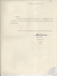 [Carta] 1951 sept. 5, Varberg, Suède [a] Gabriela Mistral