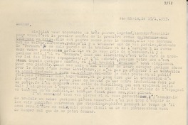 [Carta] 1953 janv. 25, Stockholm [a] Gabriela Mistral