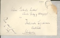 [Carta] 1954 abr. 7, Estocolmo, [Suecia] [a] Gabriela Mistral, Italia