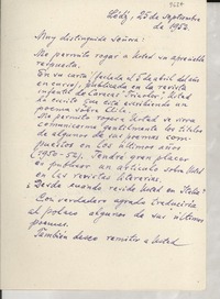 [Carta] 1952 sept. 25, Lódz, [Polonia] [a] Gabriela Mistral