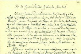 [Carta] 1946 dic. 25, Limache, Chile[a] Gabriela Mistral, Los Ángeles