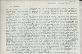 [Carta] 1946 oct. 1, Monrovia, [Estados Unidos] [a] Palma Guillén