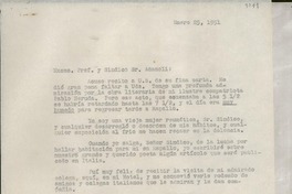[Carta] 1951 ene. 25, Rapallo, [Italia] [al] Profe[sor] [Gelasio] Adamoli