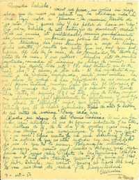 [Carta] 1950 oct. 9, Santiago, Chile [a] Gabriela [Mistral]
