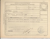 [Telegrama] 1945 dic. 1, Petrópolis, [Brasil] [a] Henriqueta Lisboa, Belo Horizonte