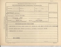[Telegrama] 1945 dic. 3, [Brasil] [a] Marta Samatan, Santa Fe, Argentina