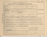 [Telegrama] 1945 nov. 20, [Brasil] [a] Gonzalo Zaldumbide, [Rio de Janeiro, Brasil]