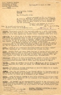 [Carta] 1952 sept. 22, Santiago, Chile [a] Gabriela Mistral, Nápoles, [Italia]