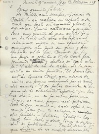 [Carta] 1935 nov. 25, Madrid, [España] [a] Gabriela Mistral