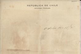 [Carta] 1935 oct. 14, [Chile]