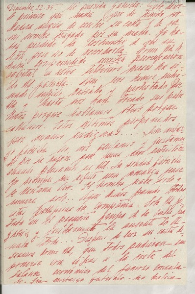 [Carta] 1935 dic. 22, [España] [a] Gabriela Mistral