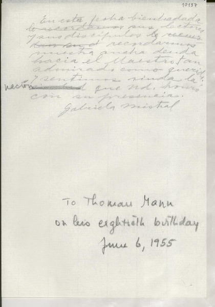 [Carta] 1955 jun. 6 [a] Thomas Mann