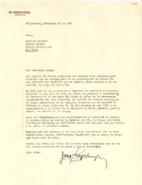 [Carta] 1954 dic. 13, Valparaíso, Chile [a] Gabriela Mistral, Spruce Street, Roslyn Harbor, L. I., New York, [EE.UU.]