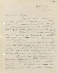 [Carta] 1933 abr. 26, Bogotá, [Colombia] [a] [Gabriela Mistral]