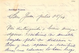 [Carta] 1946 jun. 28, San Juan, Puerto Rico [a] [Gabriela Mistral]