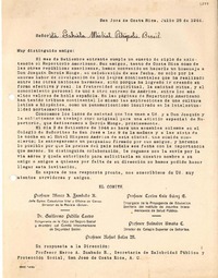 [Carta] 1944 jul. 28, San José de Costa Rica [a] Gabriela Mistral, Petrópolis, Brasil