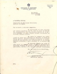 [Carta] 1939 feb. 14, La Habana [a] Gabriela Mistral, Santiago, Chile