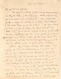 [Carta] 1940 ene. 20, [Cuba] [a] Gabriela Mistral