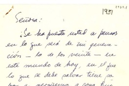 [Carta] [1951], Marianao, La Habana, Cuba [a] [Gabriela Mistral]