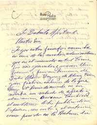 [Carta] 1948 mayo. 23, [California] [a] Gabriela Mistral