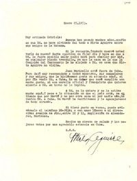 [Carta] 1953 ene. 25, La Habana, Cuba [a] Gabriela Mistral