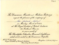[Tarjeta] 1946 mar. 11, Portland Place, W.I., [EE.UU.] [a] Gabriela Mistral