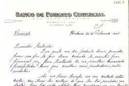 [Carta] 1954 feb. 26, La Habana [a] Gabriela Mistral