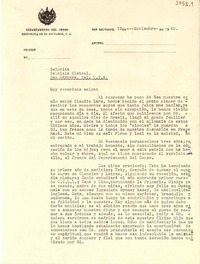[Carta] 1948 nov. 19, San Salvador, El Salvador [a] Gabriela Mistral, Santa Bárbara, California