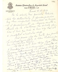 [Carta] 1950 jun. 21, Ciudad de Guatemala [a] Gabriela Mistral