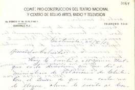 [Carta] 1956 oct. 24, Guatemala [a] Gabriela Mistral
