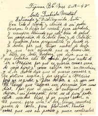 [Carta] 1948 dic. 5, Tijuana, México [a] Gabriela Mistral