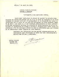 [Carta] 1949 abr. 7, México D. F. [a] Gabriela Mistral, Jalapa o Veracruz, [México]