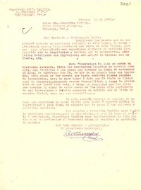 [Carta] 1949 feb. 12, Veracruz [a] Gabriela Mistral, Veracruz