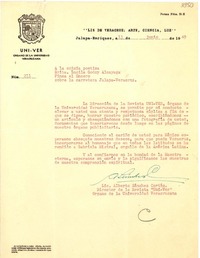 [Oficio N° 211] 1949 jun. 13, Jalapa, [México] [a] Lucila Godoy Alcayaga, Finca el Encero, Jalapa-Veracruz, [México]