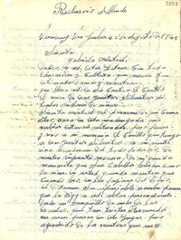 [Carta] 1949 ago. 4, Veracruz [a] Gabriela Mistral