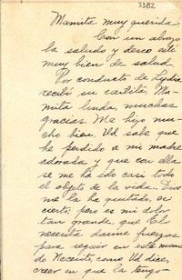 [Carta] [1949], [México] [a] [Gabriela Mistral]