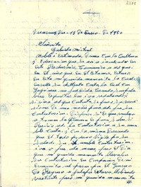 [Carta] 1950 ene. 15, Veracruz [a] Gabriela Mistral