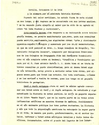 [Carta] 1934 sept. 10, Sevilla [a] Gabriela Mistral