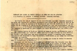 [Carta] 1938 jul. 11, Arequipa, [Perú] [a] Gabriela Mistral