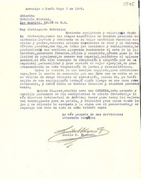 [Carta] 1946 mayo 3, Arequipa, Perú [a] Gabriela Mistral, Los Angeles, EE.UU.