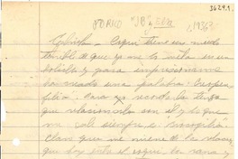 [Carta] 1936, [Puerto Rico] [a] Gabriela Mistral
