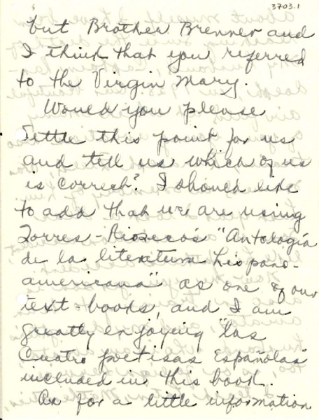 [Carta] 1942 mayo 7, San Antonio, Texas, EE.UU. [a] Gabriela Mistral