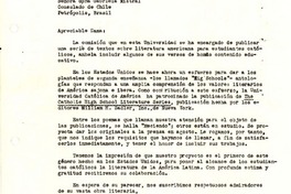 [Carta] 1943 jul. 22, Washington D.C. [a] Gabriela Mistral, Petrópolis, Brasil
